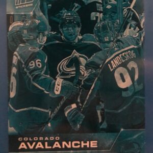 2021-22 Topps NOW Ice Parallel  #317- Colorado Avalanche 3 (1 of 10)