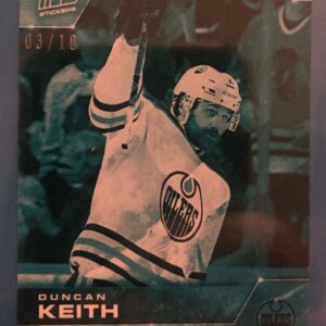 2021-22 Topps NOW Ice Parallel  #318- Duncan Keith (1 of 10)