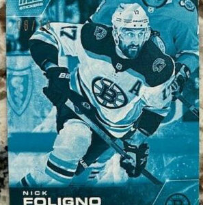 2021-22 Topps NOW Ice Parallel  #343- Nick Foligno (1 of 10)