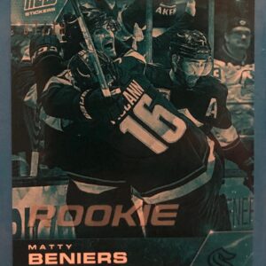 2021-22 Topps NOW Ice Parallel  #409- Matty Berniers (1 of 10)