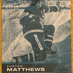 2021-22 Topps NOW Ice Parallel  #431- Auston Matthews 18 (1 of 10)