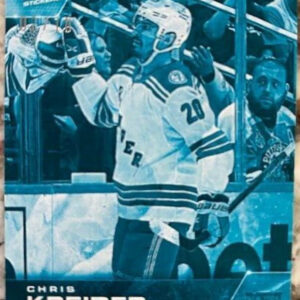 2021-22 Topps NOW Ice Parallel  #470- Chris Kreider 8 (1 of 10)