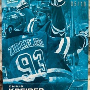 2021-22 Topps NOW Ice Parallel  #493- Chris Kreider 9 (1 of 10)