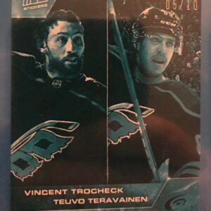 2021-22 Topps NOW Ice Parallel  #501- Vincent Trocheck / Teuvo Teravainen (1 of 10)