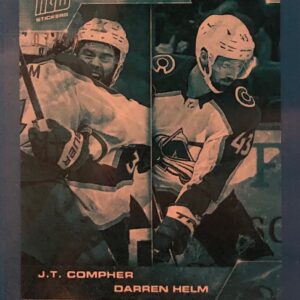 2021-22 Topps NOW Ice Parallel  #505- J.T. Compher / Darren Helm (1 of 10)