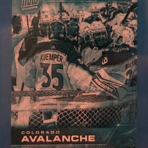 2021-22 Topps NOW Ice Parallel  #506- Colorado Avalanche 6 (1 of 10)