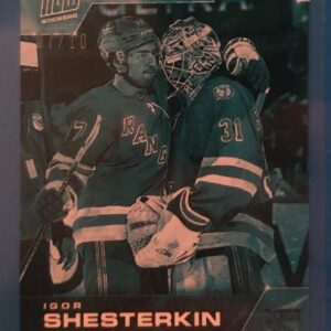 2021-22 Topps NOW Ice Parallel  #507- Igor Shesterkin 6 (1 of 10)