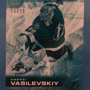 2021-22 Topps NOW Ice Parallel  #523- Andrei Vasilevskiy 4 (1 of 10)
