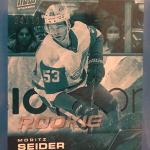2021-22 Topps NOW Ice Parallel  #534- Moritz Seider 5 (1 of 10)