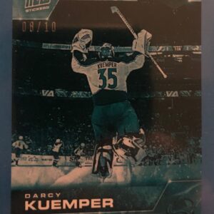2021-22 Topps NOW Ice Parallel  #537- Darcy Kuemper 2 (1 of 10)