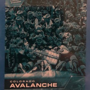 2021-22 Topps NOW Ice Parallel  #543- Colorado Avalanche 8 (1 of 10)
