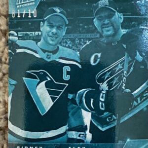 2022-23 Topps NOW Ice Parallel  #183- Alexander Ovechkin 12/ Sidney Crosby 5 (1 of 10)