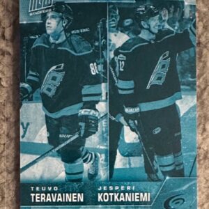2022-23 Topps NOW Ice Parallel  #245- Teuvo Teravainen/ Jerperi Kotkaniemi (1 of 10)