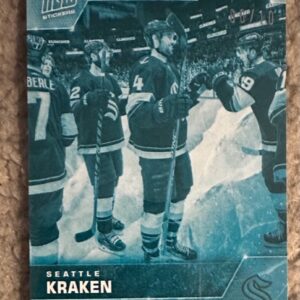 2022-23 Topps NOW Ice Parallel  #323- Seattle Kraken 3 (1 of 10)