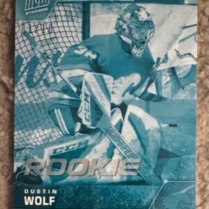2022-23 Topps NOW Ice Parallel  #346- Dustin Wolf (1 of 10)