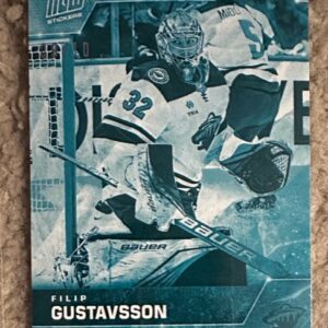2022-23 Topps NOW Ice Parallel  #357- Filip Gustavsson 2 (1 of 10)