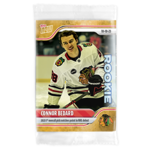 2023-24 TOPPS NOW 1/1 Gold Ice Parallel #1- Connor Bedard (1 of 1)