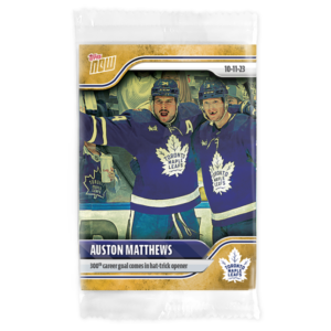 2023-24 TOPPS NOW 1/1 Gold Ice Parallel #4- Auston Matthews (1 of 1)