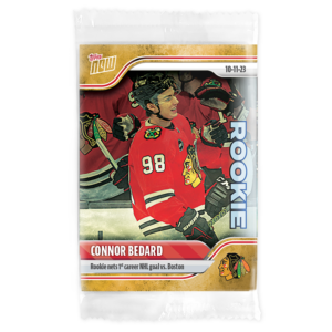 2023-24 TOPPS NOW 1/1 Gold Ice Parallel #5- Connor Bedard 2 (1 of 1)