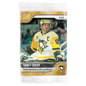 2023-24 TOPPS NOW /1 Gold Ice Parallel  #28- Sidney Crosby 2 (1 of 1)