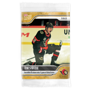 2023-24 TOPPS NOW /1 Gold Ice Parallel  #37- Tim Stutzle (1 of 1)