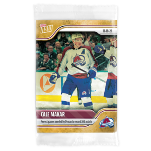 2023-24 TOPPS NOW /1 Gold Ice Parallel  #41- Cale Makar (1 of 1)