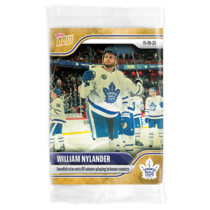 2023-24 TOPPS NOW /1 Gold Ice Parallel  #42- William Nylander (1 of 1)