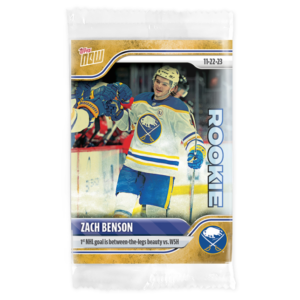 2023-24 TOPPS NOW /1 Gold Ice Parallel  #44- Zach Benson (1 of 1)
