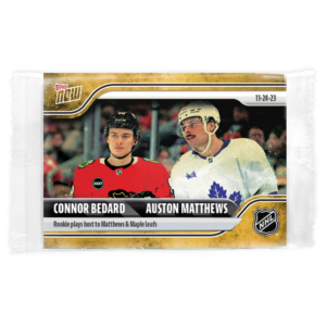 2023-24 TOPPS NOW /1 Gold Ice Parallel  #45- Connor Bedard 6/ Auston Matthews 3 (1 of 1)