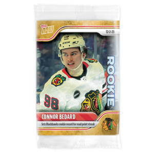 2023-24 TOPPS NOW /1 Gold Ice Parallel  #52- Connor Bedard 7 (1 of 1)