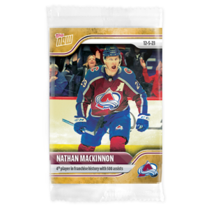 2023-24 TOPPS NOW /1 Gold Ice Parallel  #54- Nathan MacKinnon (1 of 1)
