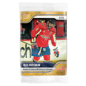 2023-24 TOPPS NOW /1 Gold Ice Parallel  #55- Alexander Ovechkin (1 of 1)