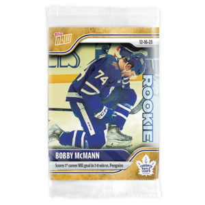 2023-24 TOPPS NOW /1 Gold Ice Parallel  #62- Bobby McMann (1 of 1)