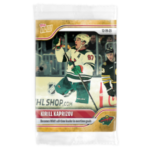 2023-24 TOPPS NOW /1 Gold Ice Parallel  #65- Kirill Kaprizov (1 of 1)