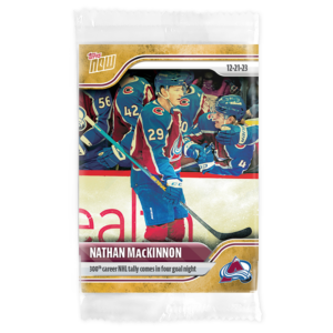 2023-24 TOPPS NOW /1 Gold Ice Parallel  #67- Nathan MacKinnon 2 (1 of 1)