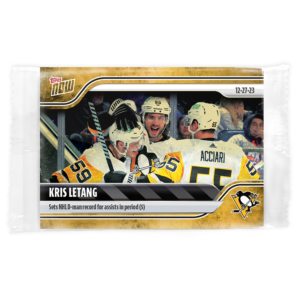 2023-24 TOPPS NOW /1 Gold Ice Parallel  #71- Kris Letang 2 (1 of 1)
