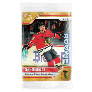 2023-24 TOPPS NOW /1 Gold Ice Parallel  #72- Connor Bedard 9 (1 of 1)