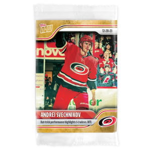 2023-24 TOPPS NOW /1 Gold Ice Parallel  #73- Andrei Svechnikov (1 of 1)