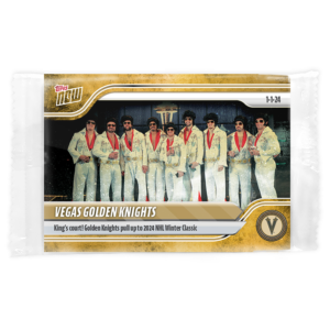 2023-24 TOPPS NOW /1 Gold Ice Parallel  #75- Vegas Golden Knights 2 (1 of 1)