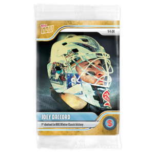 2023-24 TOPPS NOW /1 Gold Ice Parallel  #77- Joey Daccord (1 of 1)
