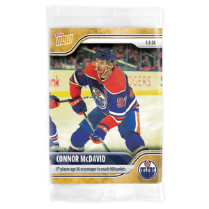 2023-24 TOPPS NOW /1 Gold Ice Parallel  #78- Connor McDavid 2 (1 of 1)