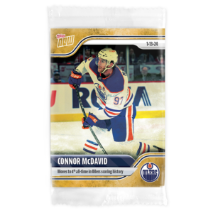 2023-24 TOPPS NOW /1 Gold Ice Parallel  #85- Connor McDavid 3 (1 of 1)