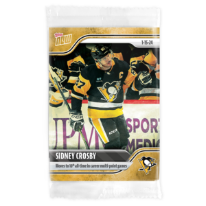 2023-24 TOPPS NOW /1 Gold Ice Parallel  #87- Sidney Crosby 5 (1 of 1)