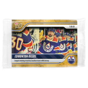 2023-24 TOPPS NOW /1 Gold Ice Parallel  #93- Edmonton Oilers 2 (1 of 1)