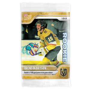 2023-24 TOPPS NOW /1 Gold Ice Parallel  #94- Brendan Brisson (1 of 1)