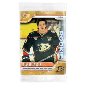 2023-24 TOPPS NOW /1 Gold Ice Parallel  #95- Olen Zellweger (1 of 1)