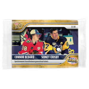 2023-24 TOPPS NOW /1 Gold Ice Parallel  #107- Connor Bedard 10/ Sidney Crosby 6 (1 of 1)