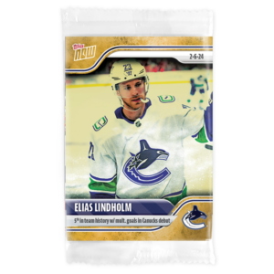2023-24 TOPPS NOW /1 Gold Ice Parallel  #111- Elias Lindholm (1 of 1)