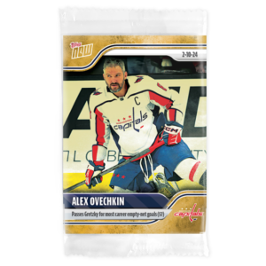 2023-24 TOPPS NOW /1 Gold Ice Parallel  #116- Alexander Ovechkin 2 (1 of 1)