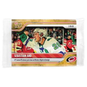 2023-24 TOPPS NOW /1 Gold Ice Parallel  #117- Sebastian Aho (1 of 1)